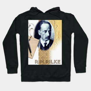 Rilke Collage Portrait Hoodie